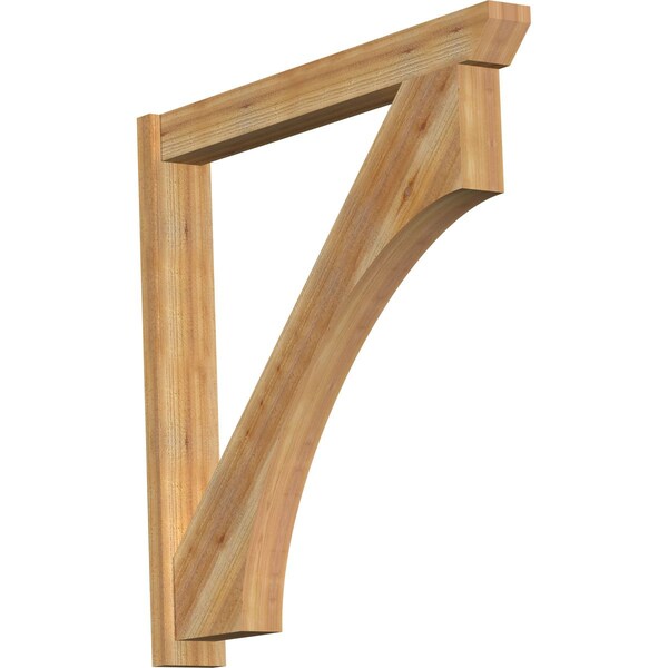 Ekena Millwork Westlake Slat Rough Sawn Outlooker, Western Red Cedar, 6"W x 46"D x 46"H OUT06X46X46WTL06RWR - main